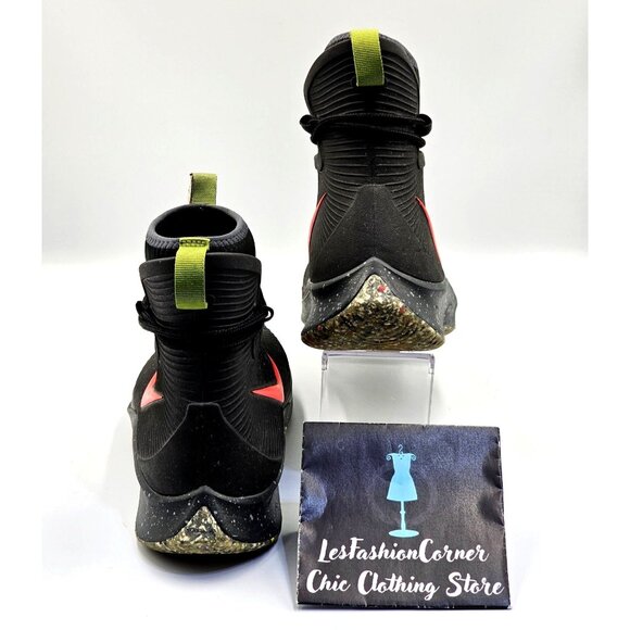 Nike Boy's Binzie Black Bright Crimson Speckled Waterproof Boots Sz 4.5Y 2394 - Picture 6 of 16